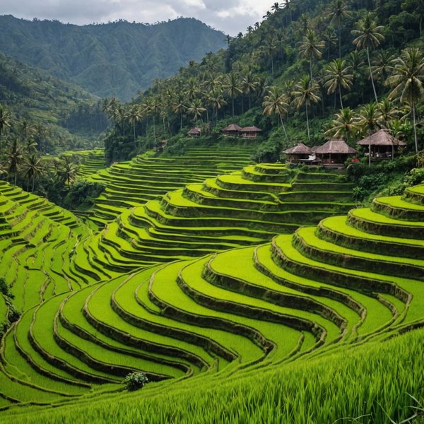 Comment organiser une visite des rizières en terrasses à Bali, Indonésie?