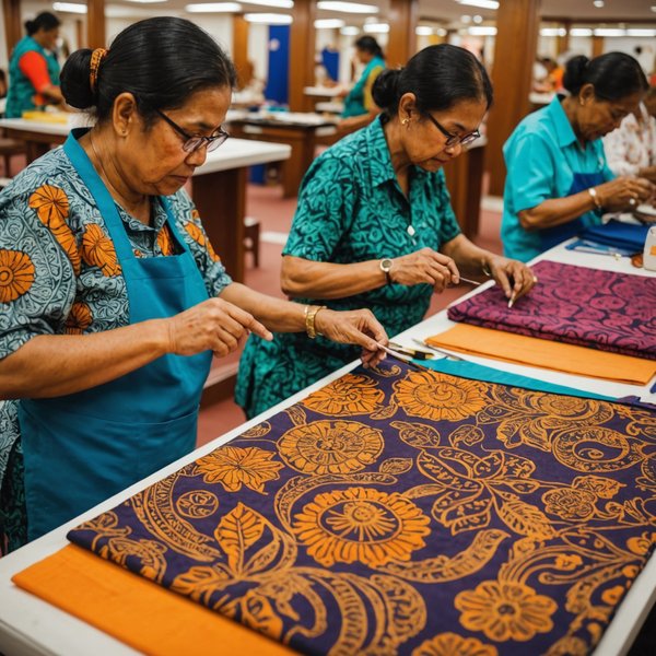 Quelles croisières proposent des ateliers de fabrication de tissu batik en Malaisie?