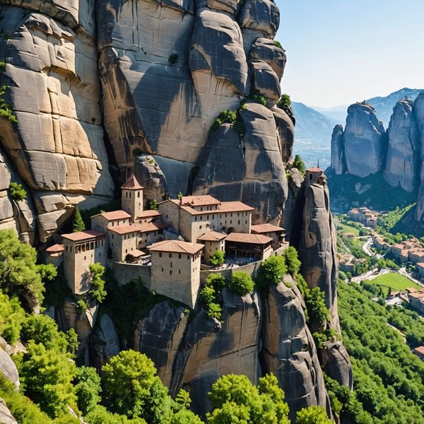 Comment organiser une visite des monastères de Météores en Grèce?